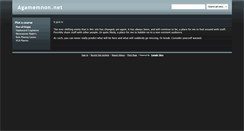 Desktop Screenshot of agamemnon.net