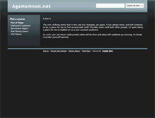 Tablet Screenshot of agamemnon.net